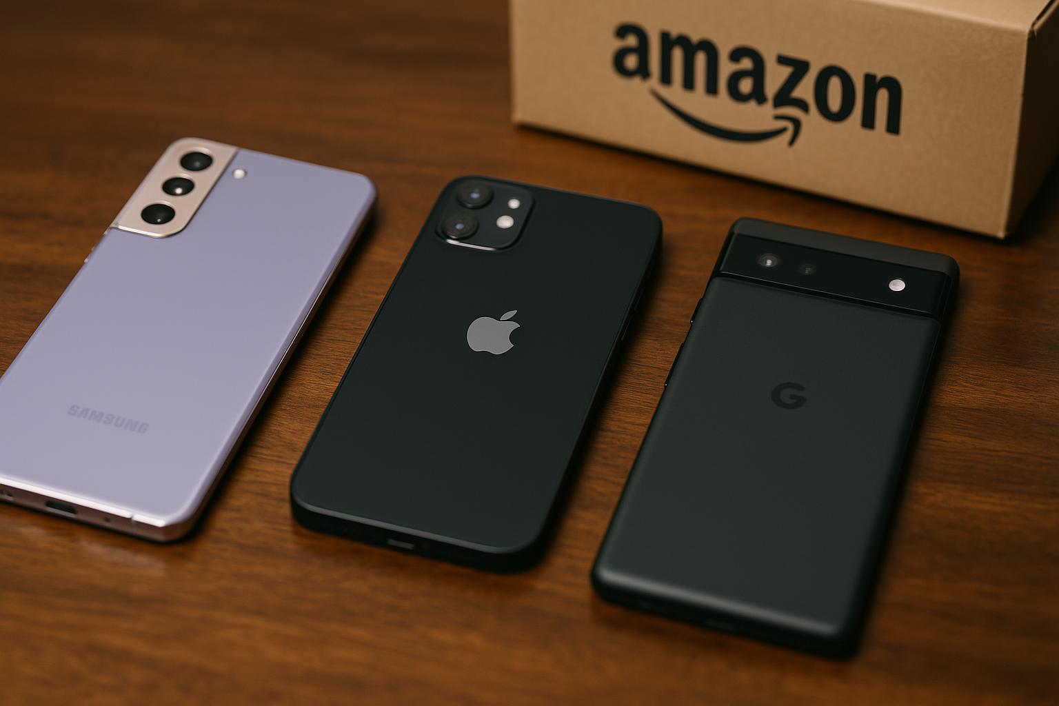 Best‑sellers Amazon : les 3 smartphones que je choisirais