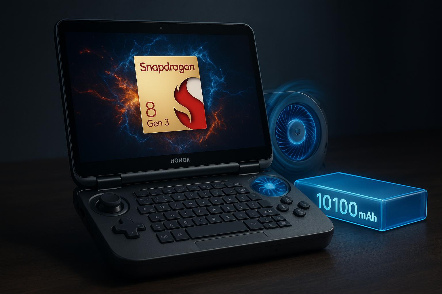 HONOR Win2 : Snapdragon 8 Elite Gen 6, ventilateurs et batterie 10 100 mAh