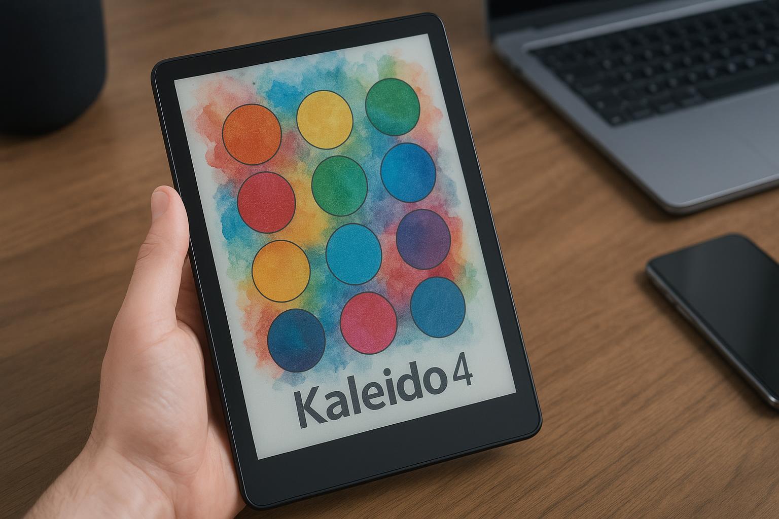 E Ink Kaleido 4 : les tablettes ePaper enfin plus colorées