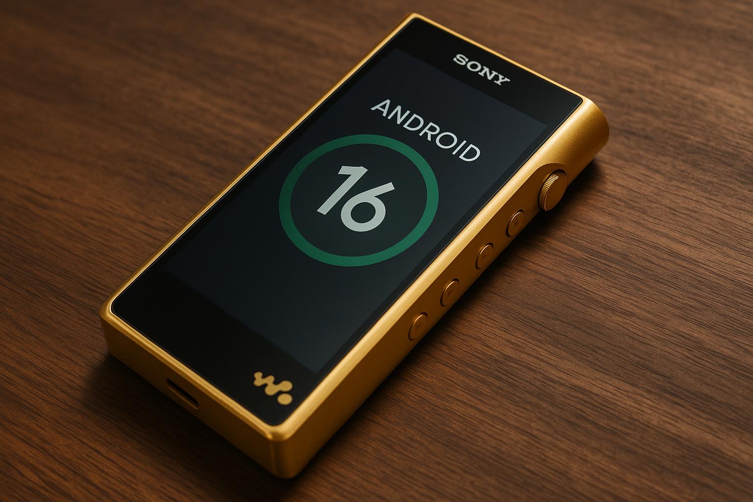 Sony Walkman Android 16 : le Walkman plaqué or à 5 899 $ ne reçoit pas Android 17